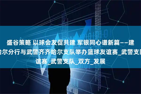 盛谷策略 以球会友促共建 军银同心谱新篇——建设银行齐齐哈尔分行与武警齐齐哈尔支队举办篮球友谊赛_武警支队_双方_发展
