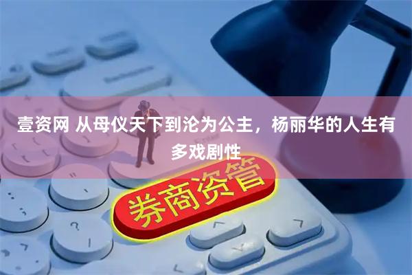 壹资网 从母仪天下到沦为公主，杨丽华的人生有多戏剧性